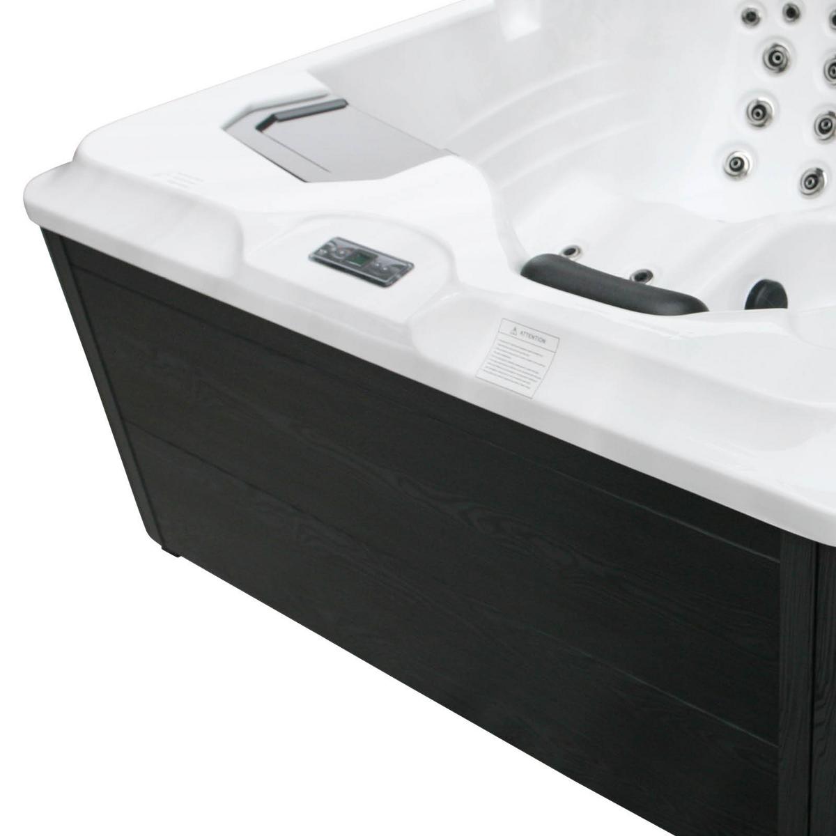 Whirlpool Kunststoff Xxl1952 210x160x80 Cm - Silberfarben/Schwarz, Basics, Kunststoff (160/210/80cm)