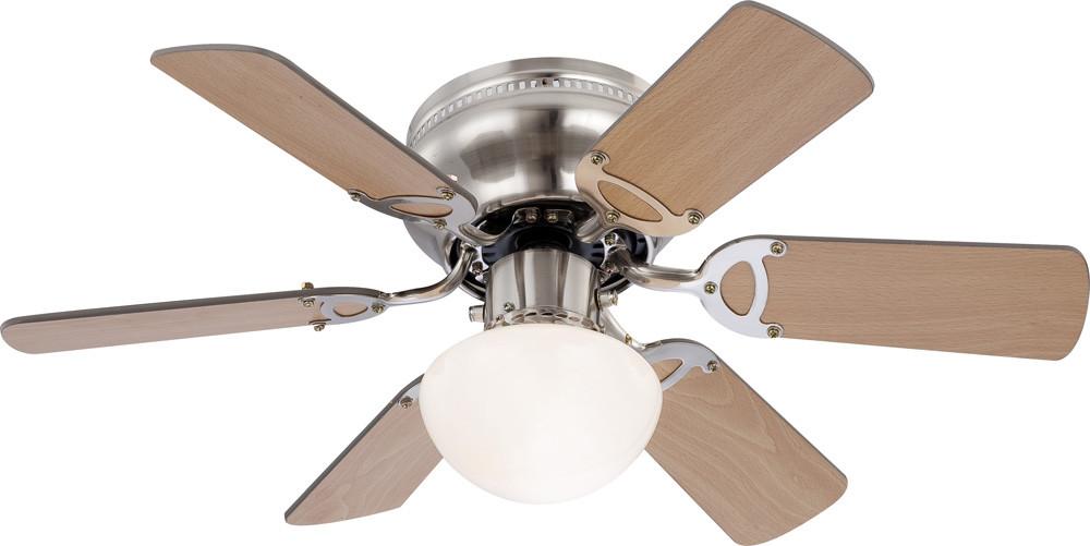 Mennyezeti Ventilátor 0307 Ugo - bükk, Basics, fém/fa (76/28cm) - Globo