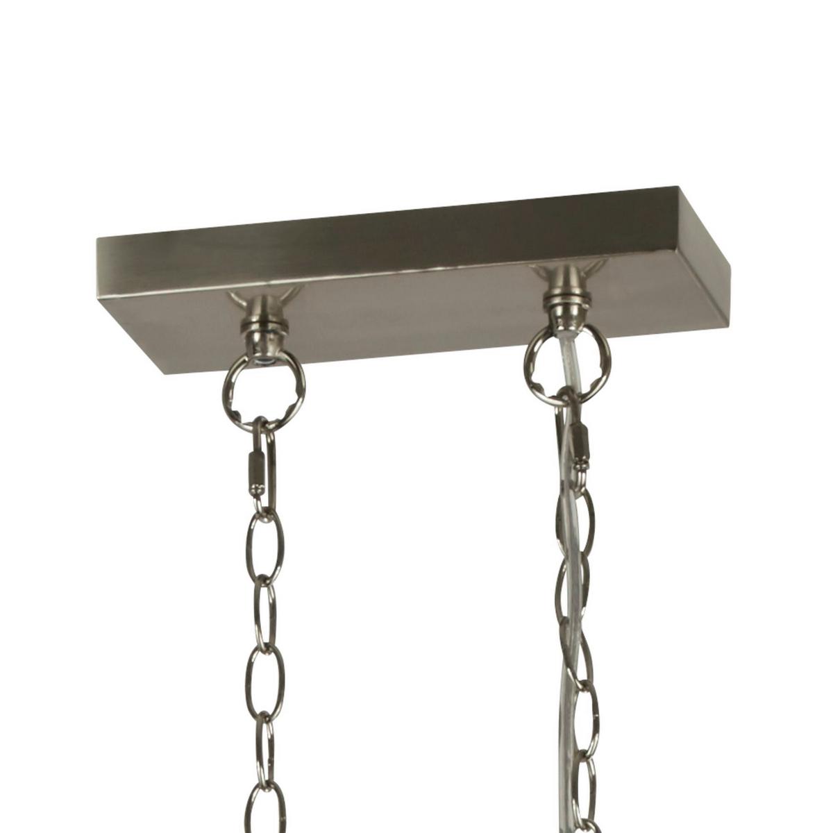 Pendelleuchte Dallas 3193-3ss - Silberfarben, LIFESTYLE, Metall (26/150/96cm)