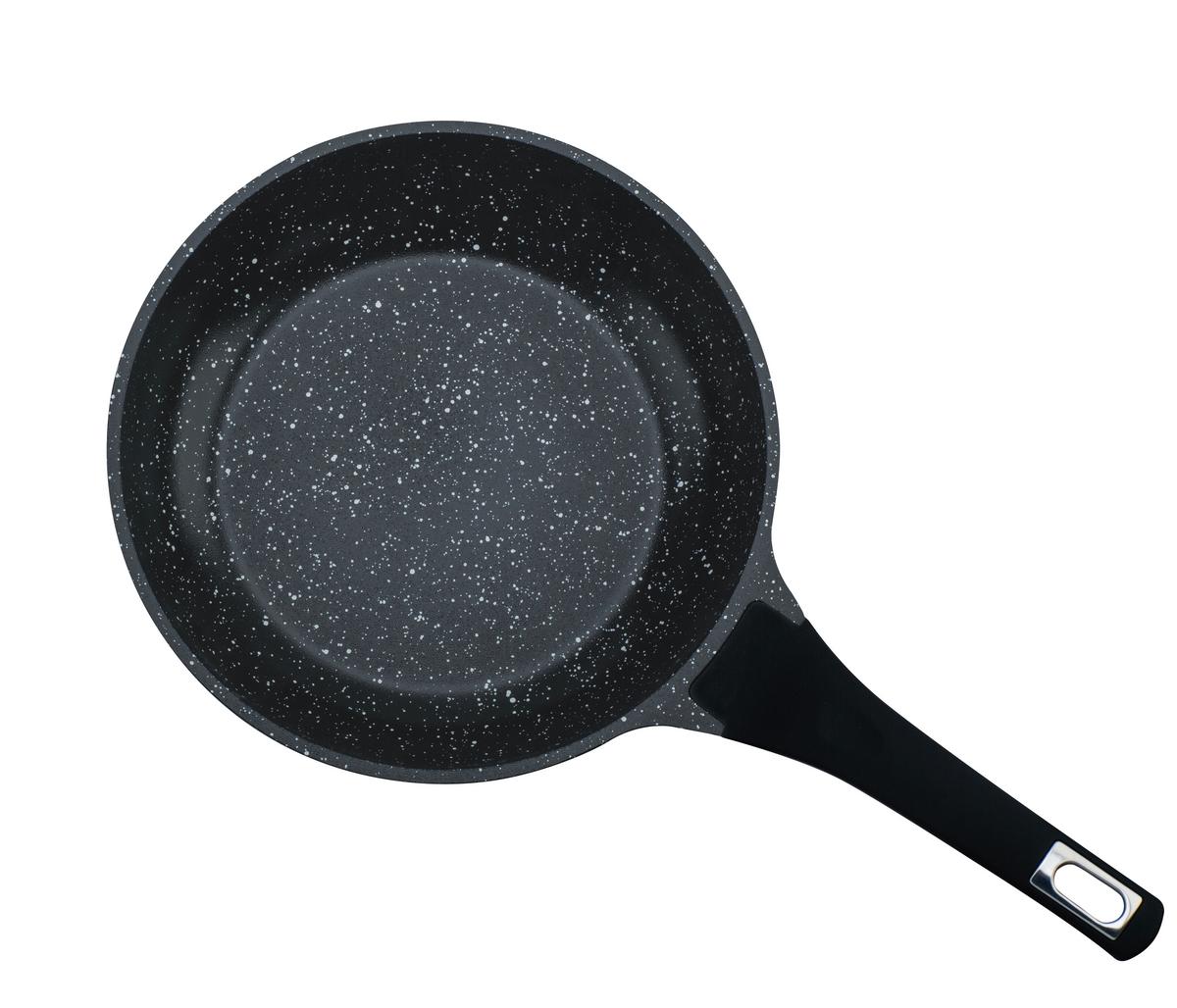 Pfanne Titanium Granitadvanced Aluminiumguss, Schwarz - Schwarz, Basics, Metall (24cm) - GSW