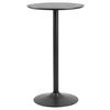 Bartisch Rund Ibiza 60x105 Cm Esche Dekor/schwarz - Schwarz, Basics, Holzwerkstoff/Metall (60/105cm)