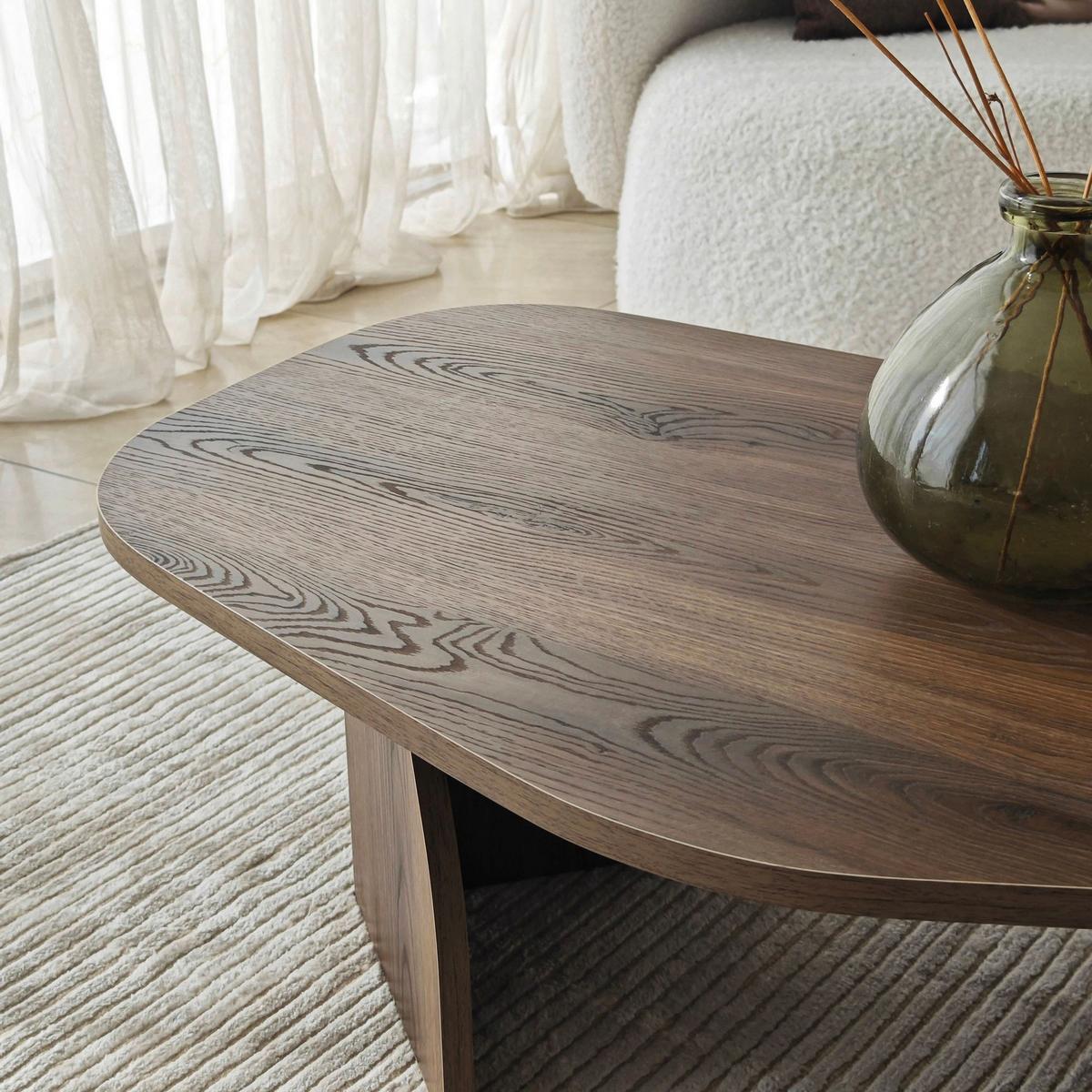 COUCHTISCH Walnussfarben B: 100cm - Walnussfarben, MODERN, Holzwerkstoff (100/35/60cm)