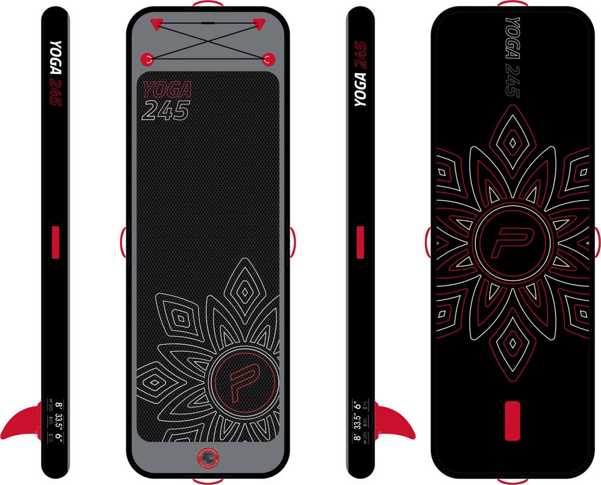 Stand-Up Paddle Board für Yoga- und Fitnessübungen - Waldgrün, Basics, Kunststoff (245/85/15cm)