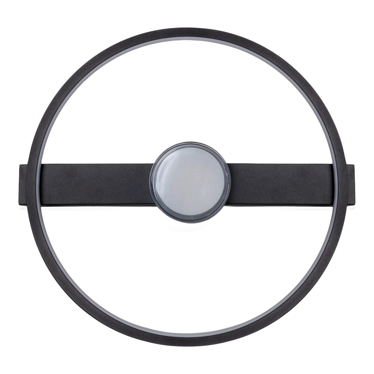 LED-Deckenleuchte 1403622 Cimo - Schwarz/Weiß, KONVENTIONELL, Kunststoff/Metall (40/38.5/8cm) - Näve