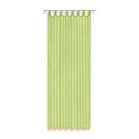 Vorhang Mit Schlaufen Und Band Utila 140x245 Cm Grün - Hellgrün, KONVENTIONELL, Textil (140/245cm) - Ondega