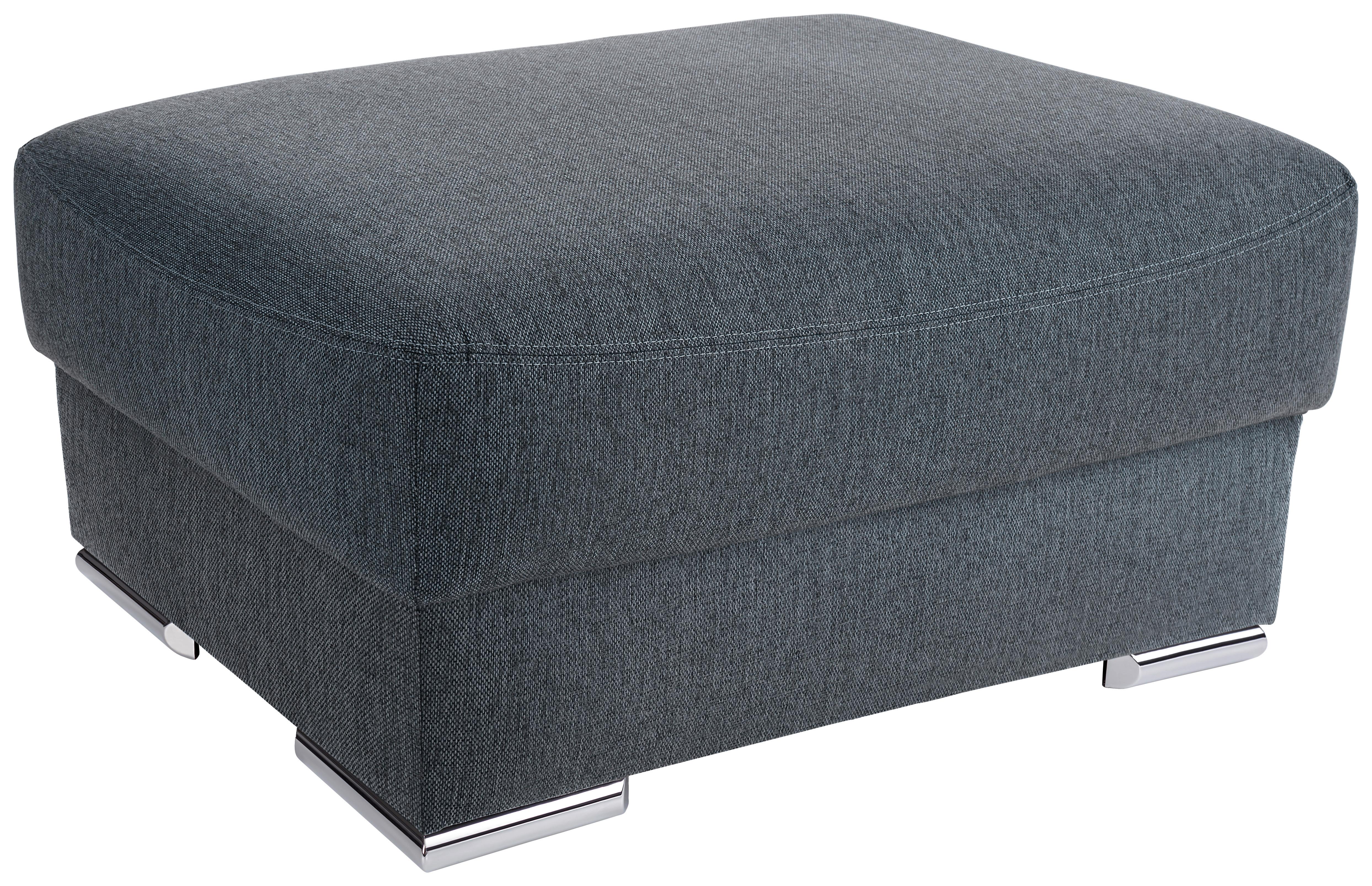 Taburetka Cuba New - sivá/antracitová, Moderný, textil/plast (100/45/65cm) - Luca Bessoni