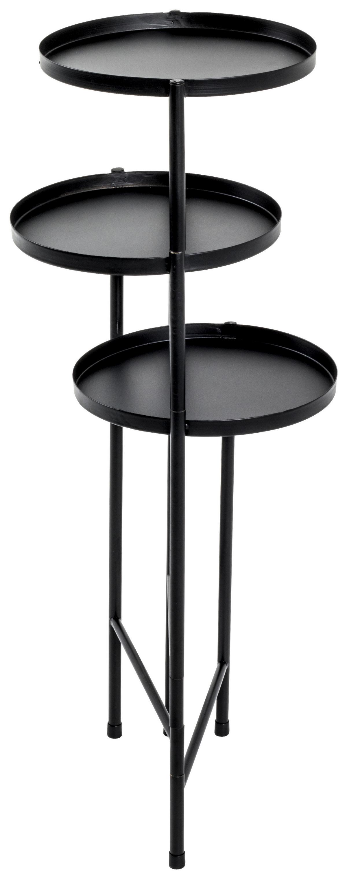 SLOUP NA KVĚTINY TOP - černá, Moderní, kov (45/77/45cm)