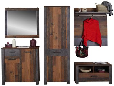 Old Style Dekor mit Betonoptik Vorraum schick gestalten