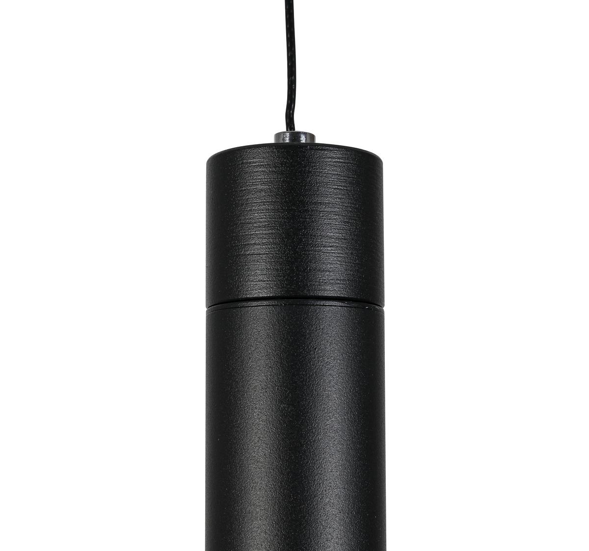ZÁVĚSNÉ SVÍTIDLO SUSO - černá, Moderní, kov/plast (3,8/3,8/150cm) - Mömax