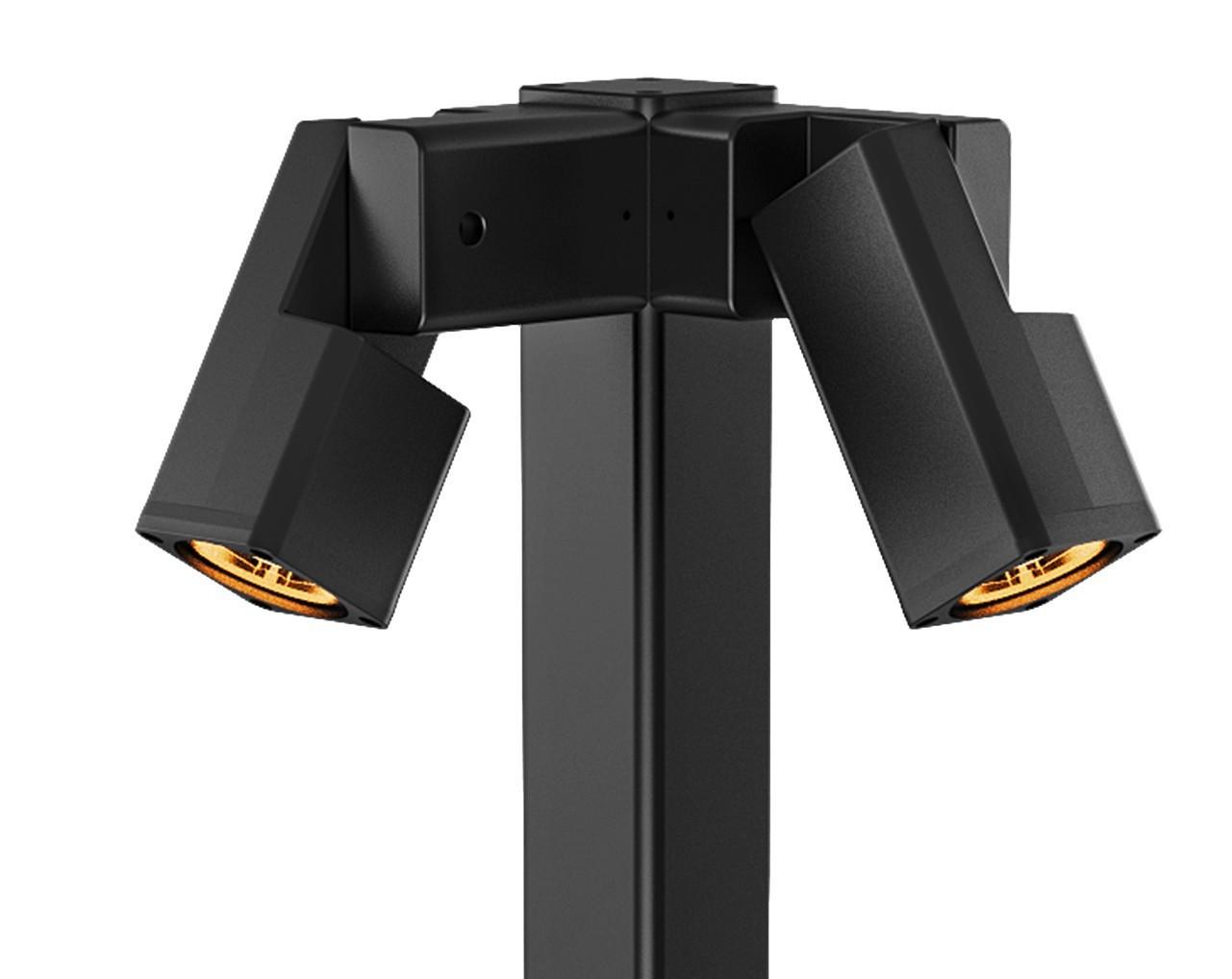 Wegeleuchte 52-32430 Salvia - Schwarz, Design, Metall (29/29/80cm)
