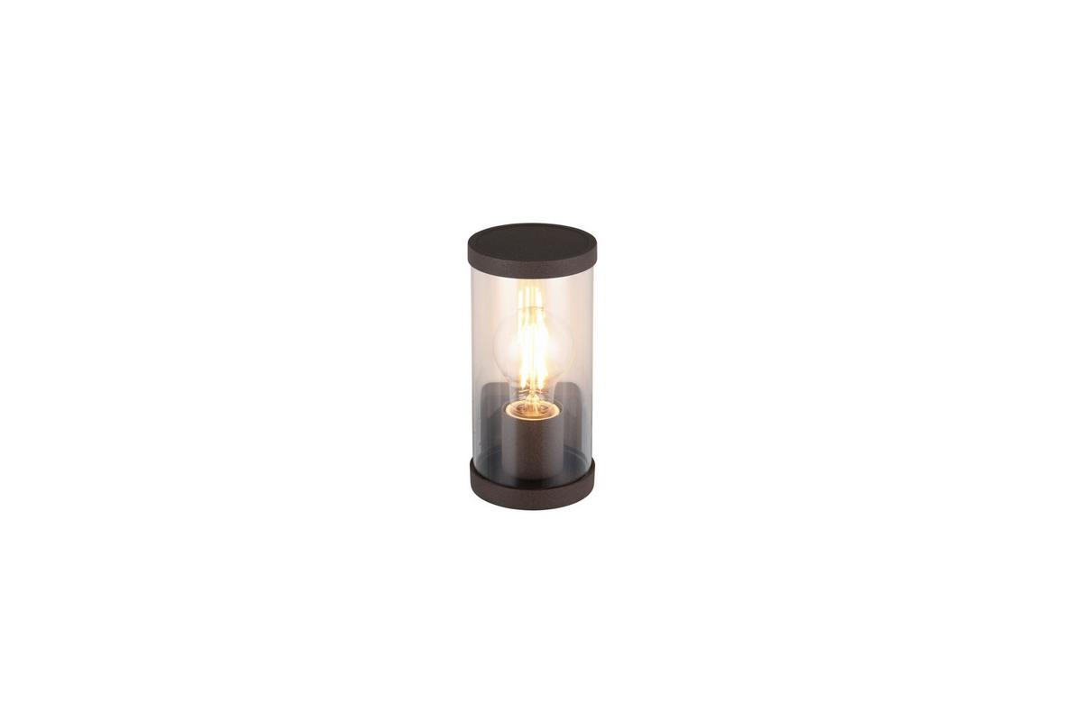 AUßENWANDLEUCHTE R21596124 - Rostfarben/Transparent, Design, Kunststoff/Metall (9.5/23cm)