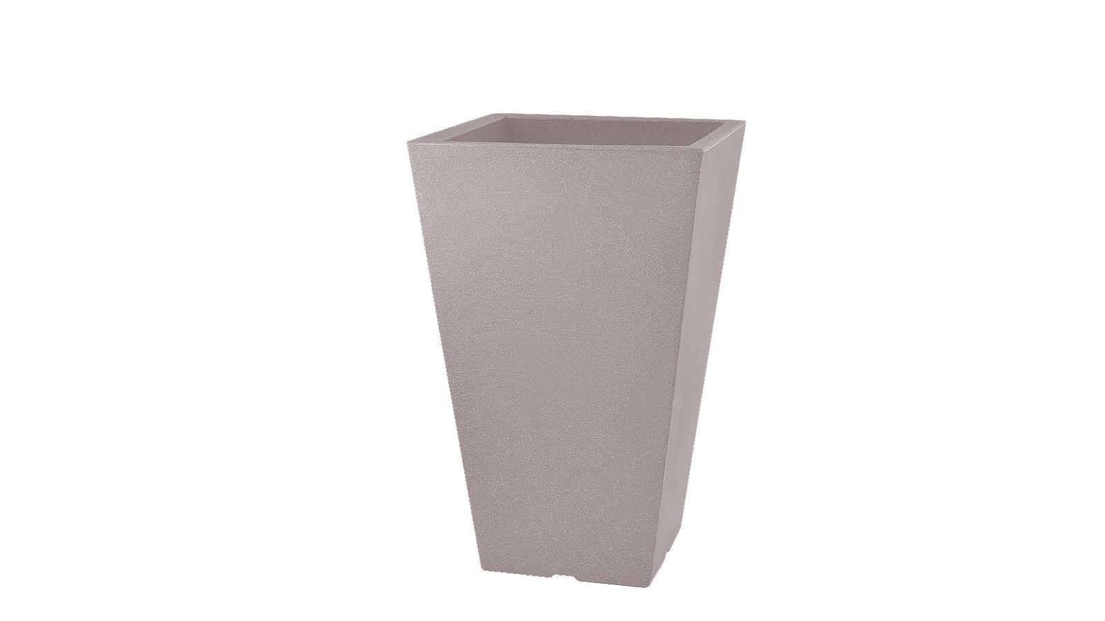 Übertopf Sunny - Sandfarben, MODERN, Kunststoff (24/24/35cm) - Luca Bessoni