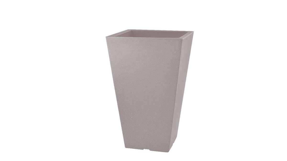 Kaspó Sunny - homok, Modern, műanyag (24/24/35cm) - Luca Bessoni