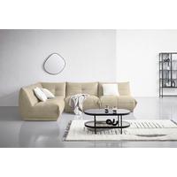Ecksofa Giselle Creme S: 210x315 Cm - Creme, Trend, Textil (210/315cm) - Livetastic