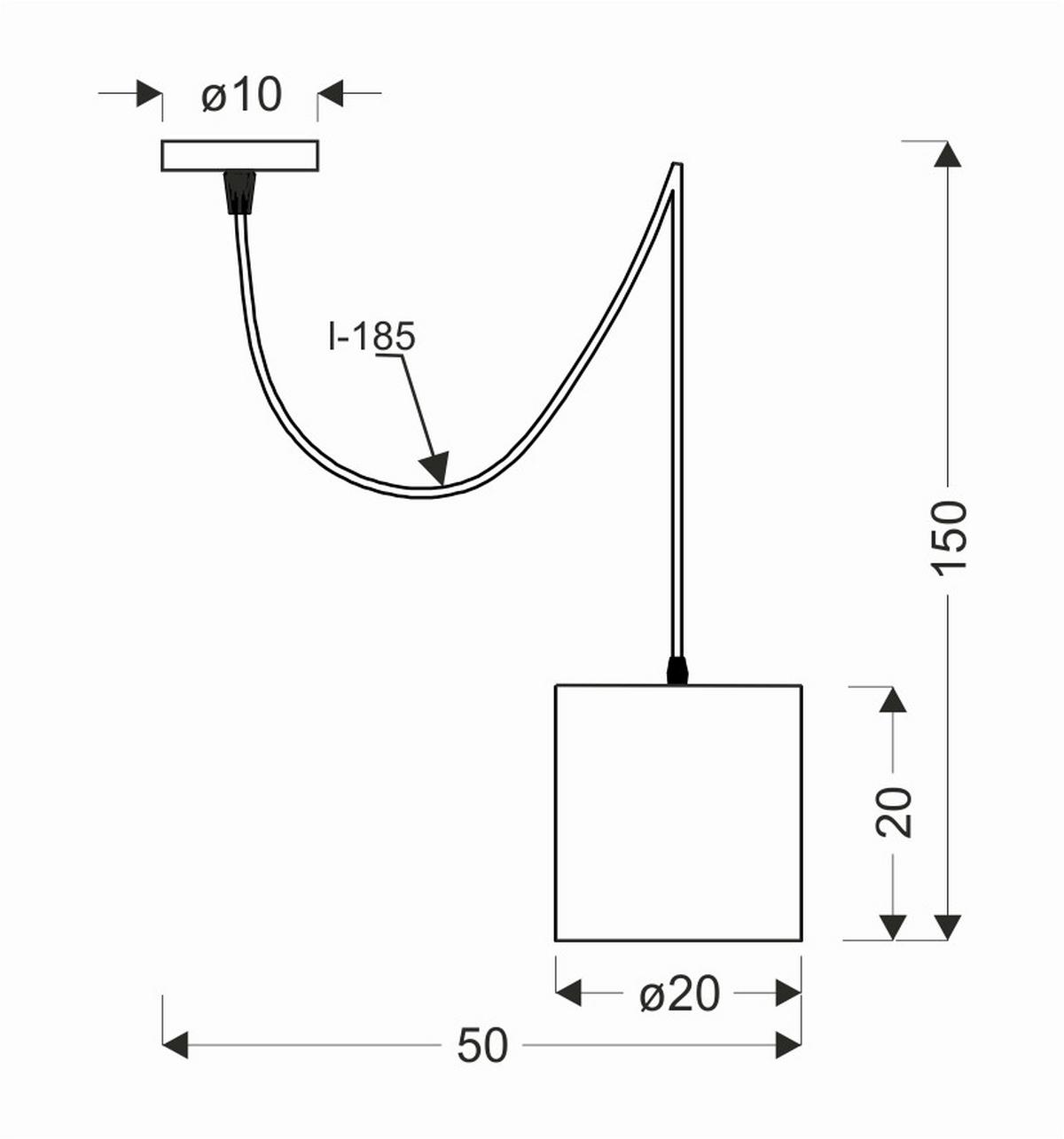 Pendelleuchte 31-00637 Atlanta - Weiß, KONVENTIONELL, Kunststoff/Metall (50/20/150cm)