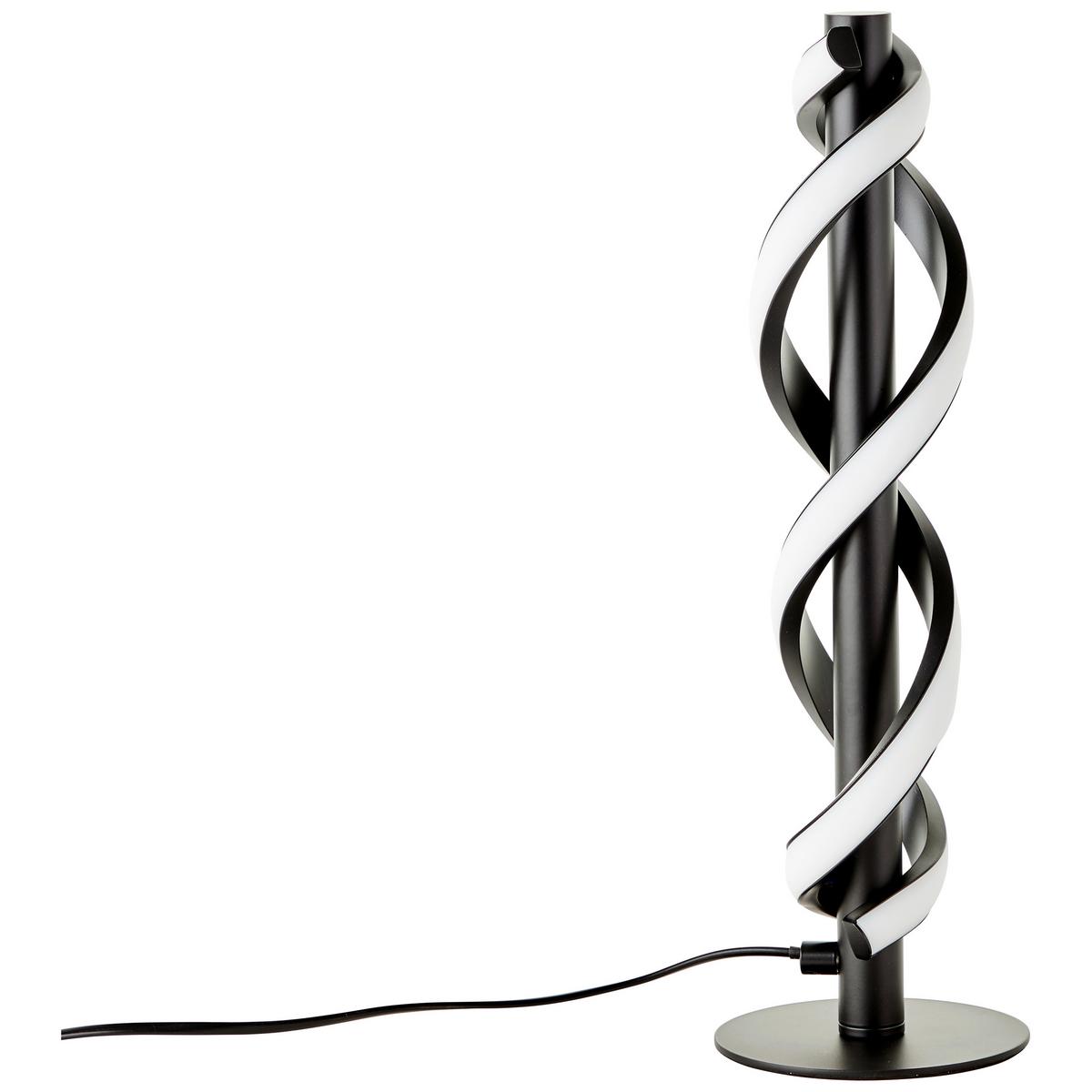 Tischleuchte G94538/06 Amalie - Schwarz, Design, Kunststoff/Metall (12/38,90cm) - Brilliant