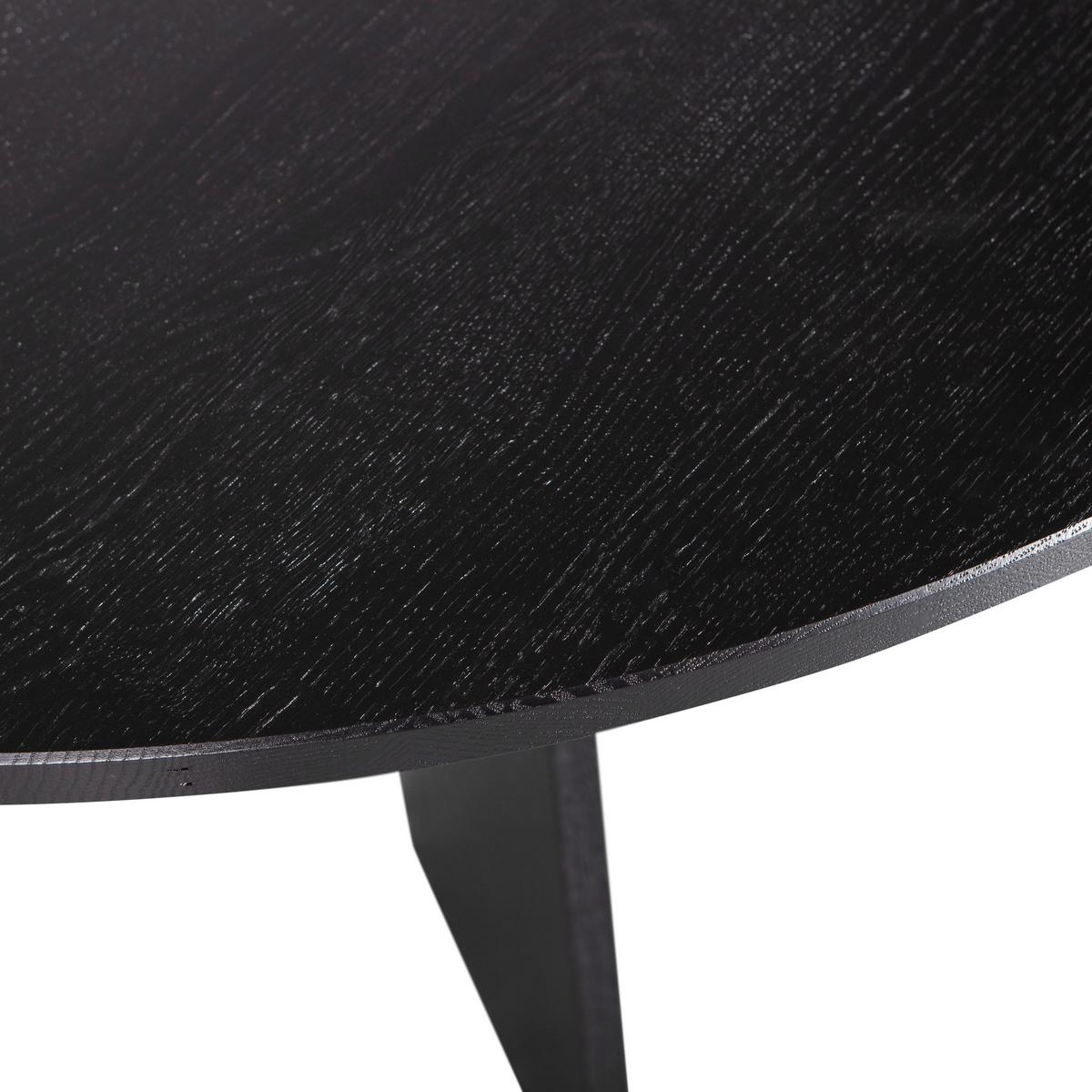 ESSTISCH Fries Schwarz L: 129cm - Schwarz, MODERN, Holz (129/129/75cm) - Livetastic