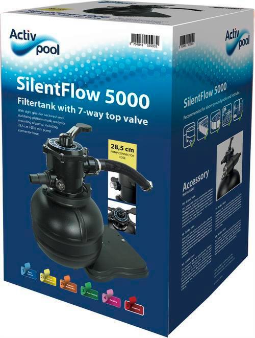 Filterpumpe Silentflow 5000 Filtersystem - Schwarz, Basics, Kunststoff (35/59/37cm)