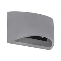 WANDLEUCHTE 55011W6 - Grau, Design, Stein (20/8.8/12cm) - Globo