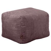 Sitzsack Cubi Cord rosa, Indoor, B: 60cm - Rosa, Basics, Textil (60/40/50cm)