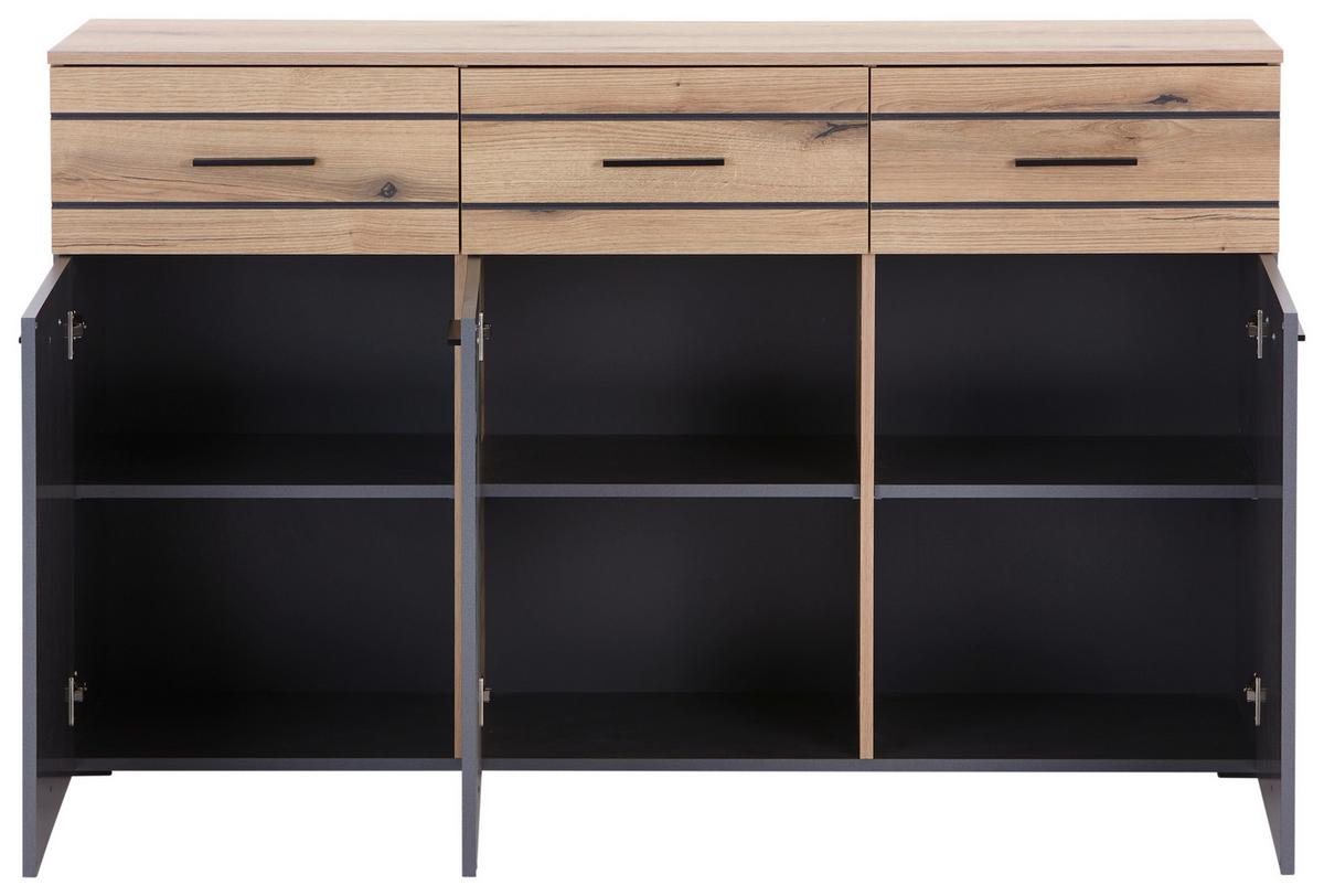Kommode B: 150 Cm Limit Coast Evoke Eiche Dekor/matera - MODERN, Holzwerkstoff (150/91/40cm) - Ondega