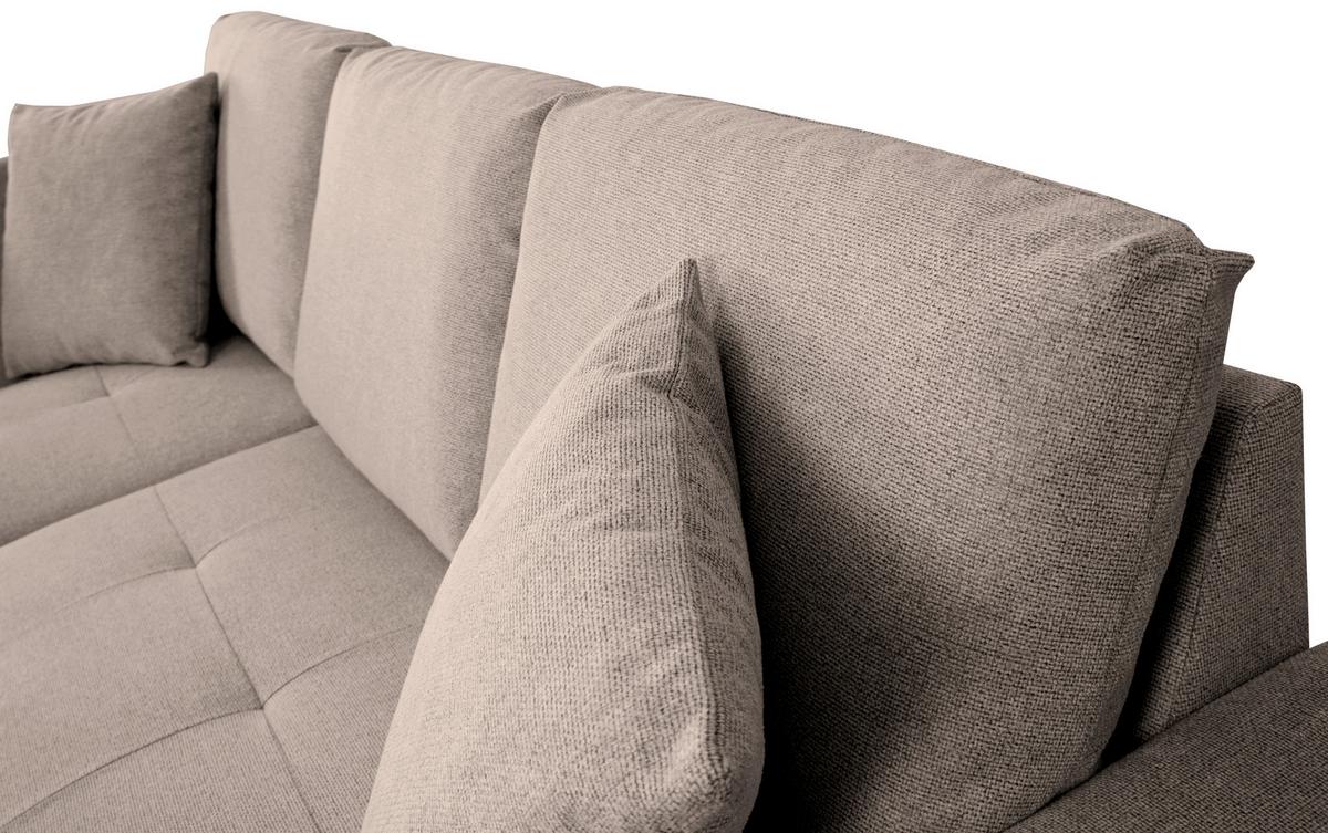 Ecksofa Lukas Hellbraun S: 158x239 Cm - Hellbraun, Trend, Textil (158/239cm)