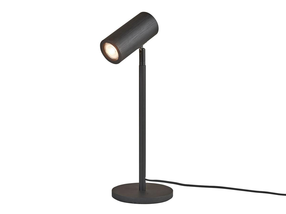 Tischleuchte Java - Schwarz, Basics, Naturmaterialien (15,5/15,5/47cm) - Good & Mojo