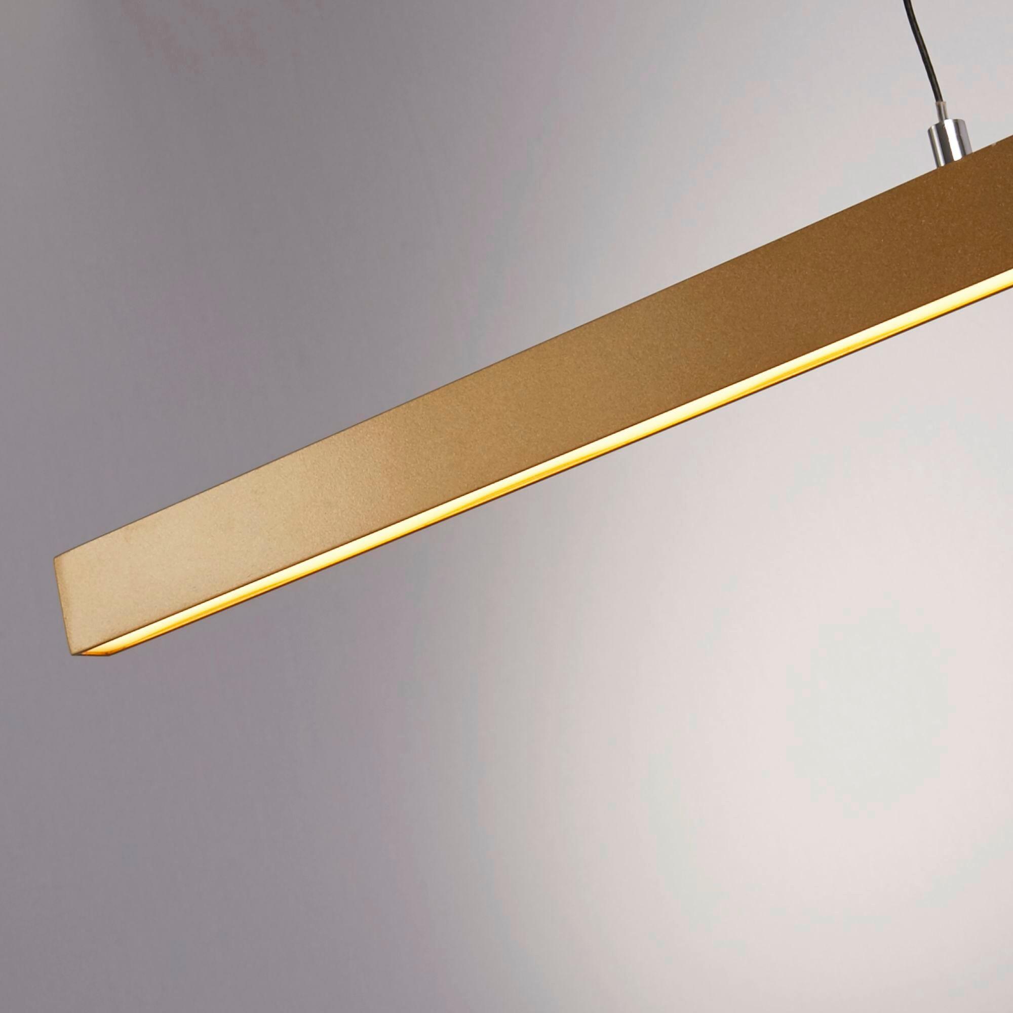 LED-Pendelleuchte 30228go - Goldfarben, Basics, Metall (10/7,5/101.5cm)