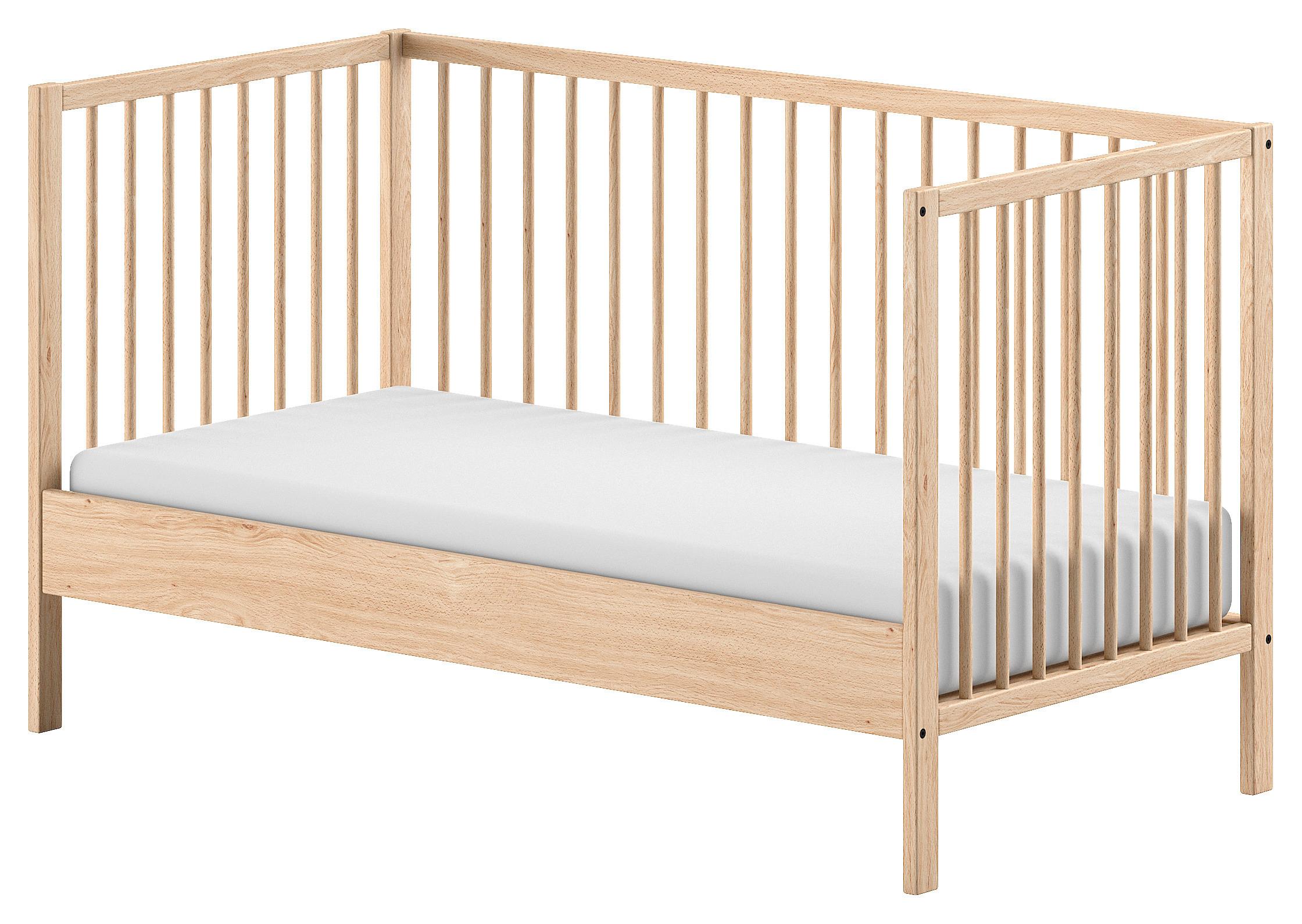 Kinder-/Juniorbett Dino - Buchefarben/Naturfarben, MODERN, Holz (70/140cm) - MID.YOU