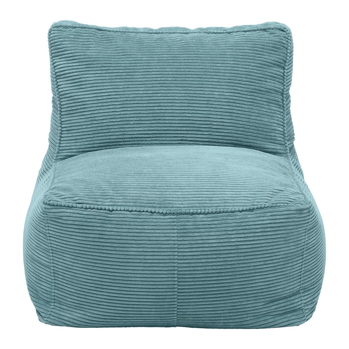 Sedací vak CAROLINE, petrolej.manšestr, max. 90 kg - petrolej, Moderní, textil (75/84/88cm) - Mömax