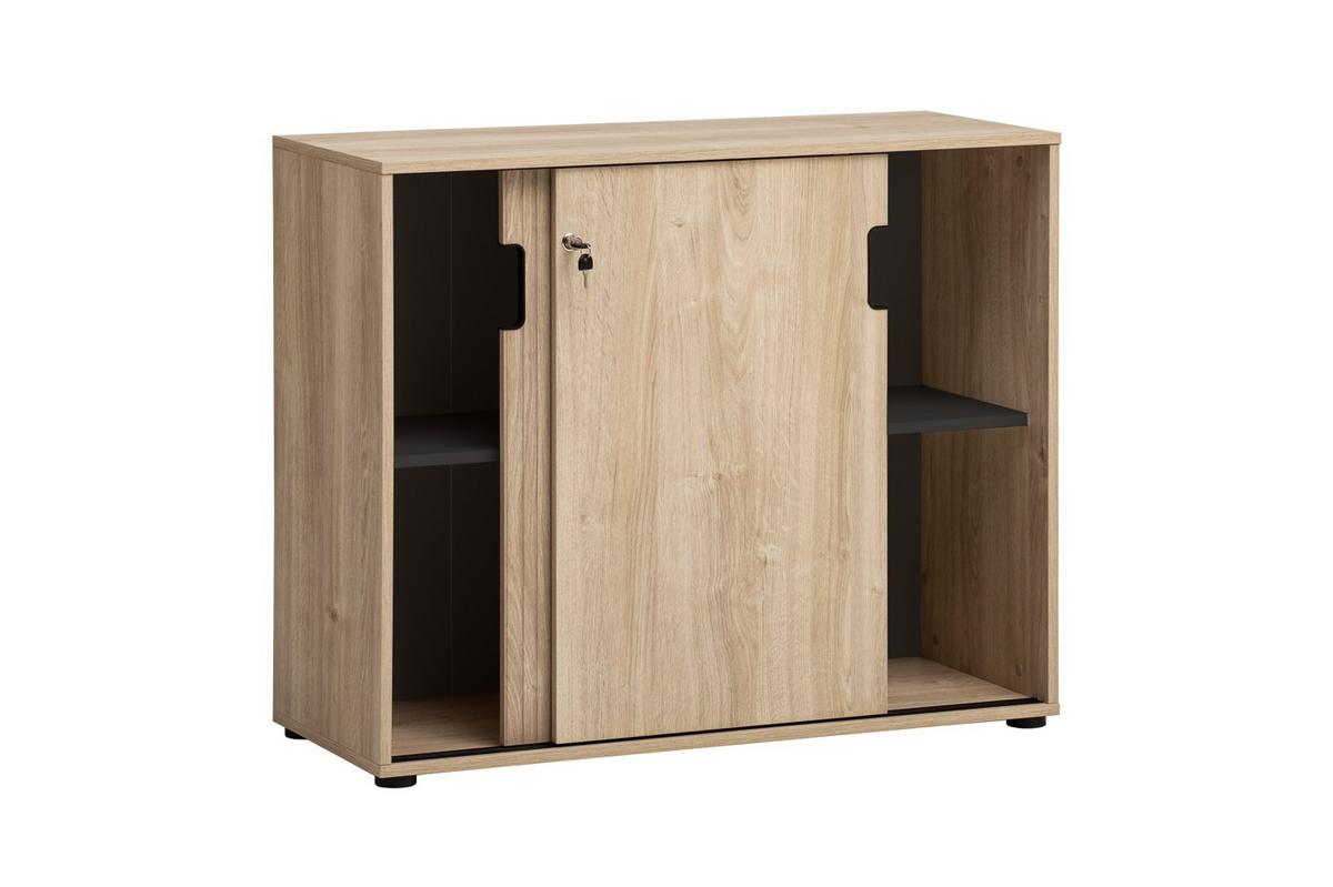 Aktenschrank Emmik Eiche Dekor B: 100,1cm - Eichefarben, MODERN, Holzwerkstoff (100,1/83,6/41cm) - MID.YOU