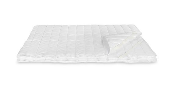 Unterbett Ramona 95x195 Cm Baumwolle/polyester - Weiß, KONVENTIONELL, Textil (95/195cm) - Ele