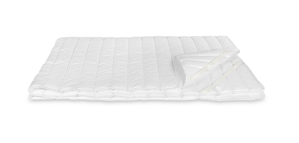 Unterbett Ramona 95x195 Cm Baumwolle/polyester - Weiß, KONVENTIONELL, Textil (95/195cm) - Ele