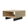 Couchtisch Hola Eichefarben/anthrazit B: 60 Cm - Eichefarben/Anthrazit, Basics, Holzwerkstoff (60/60/32cm) - Livetastic