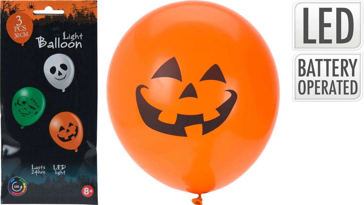 Halloweeni Lufi Dekoráció 3 Darabos - Basics