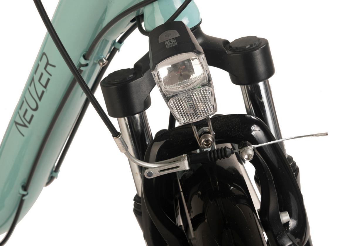 Elektrofahrrad E-citybike Hollandia, Mintgrün, 28 Zoll - Mintgrün, Basics, Metall (21/116/188cm)