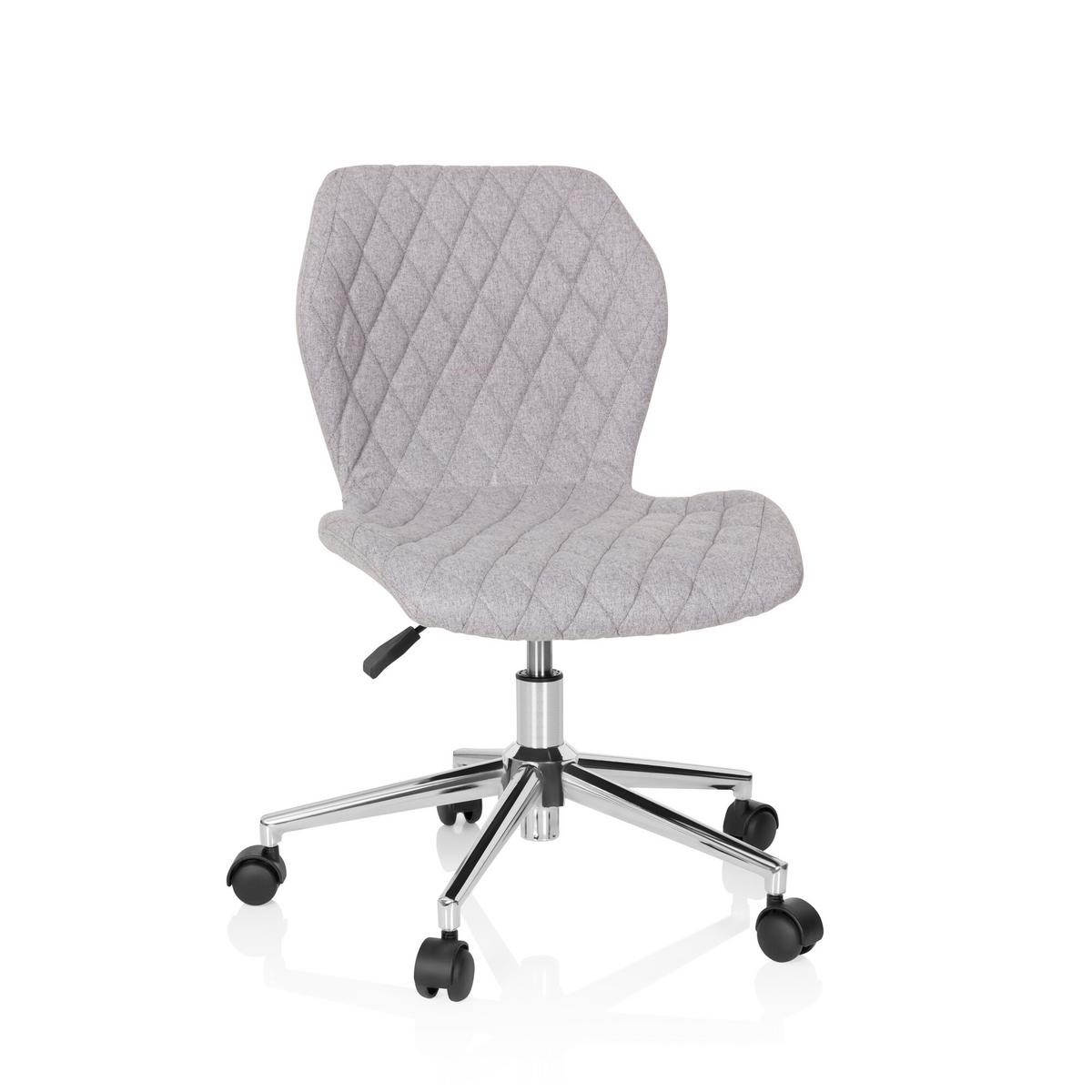 Jugenddrehstuhl Joy Ii Hellgrau - Hellgrau, Basics, Kunststoff/Textil (47/73-83/43cm) - MID.YOU