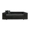 Hundesofa Cord Dunkelgrau, Lxbxh: 90x57x26 Cm - Dunkelgrau, Basics, Holzwerkstoff/Textil (90/57/26cm)