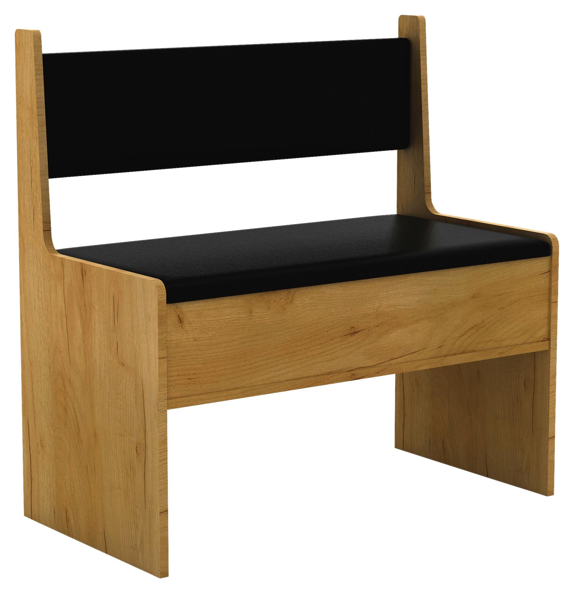 Sitzbank Esal Honigeiche B: 80 cm - Honigeiche, MODERN, Holzwerkstoff (80/80/42cm) - MID.YOU