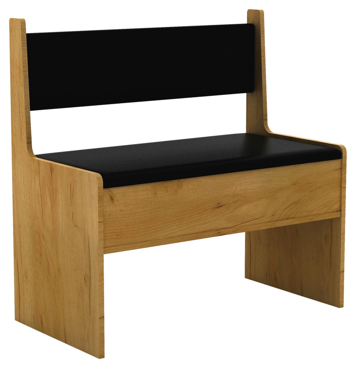 Sitzbank Esal Honigeiche B: 80 Cm - Honigeiche, MODERN, Holzwerkstoff (80/80/42cm) - MID.YOU