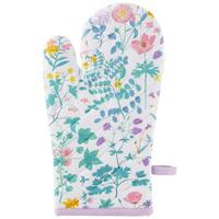 Ofenhandschuh Viola - Pink/Pastellblau, MODERN, Textil (31/16cm) - Luca Bessoni