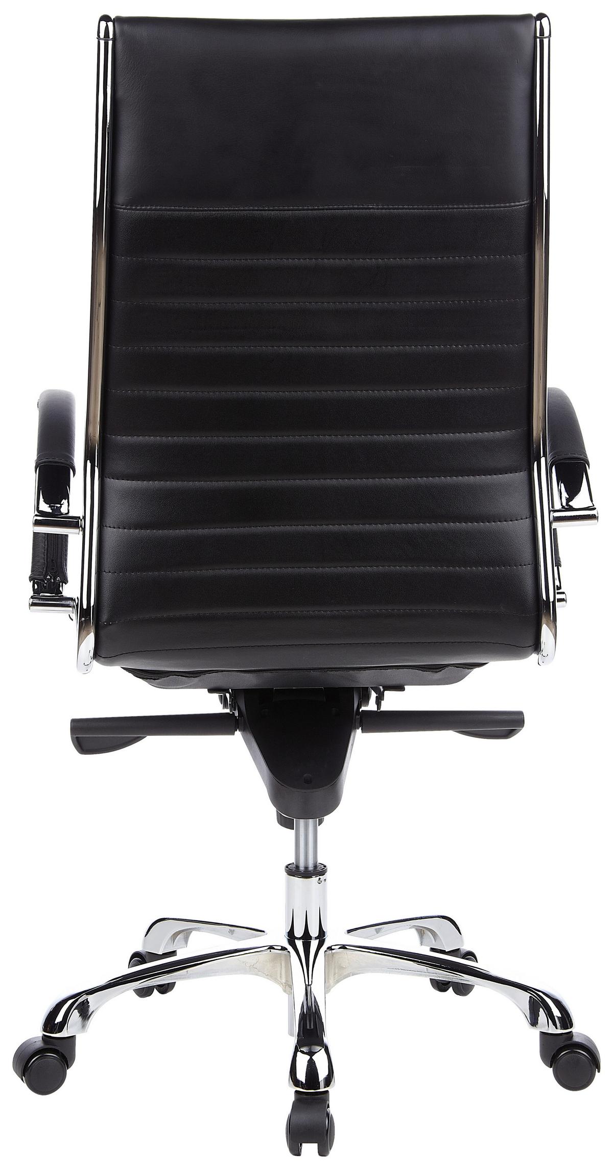 Drehstuhl Parma 20 Schwarz - Schwarz, MODERN, Leder/Kunststoff (60/125/50cm) - MID.YOU