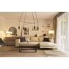 Ecksofa Aurora II - Beige/Schwarz, MODERN, Textil (325/170cm) - Trendmanufaktur