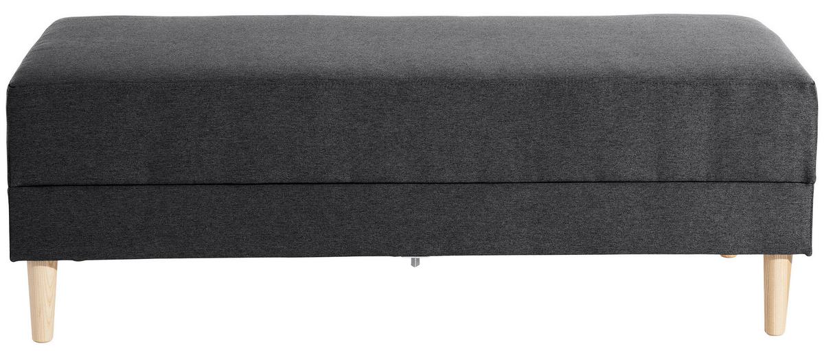 Ecksofa Mit Schlaffunktion Easy Relax Graphitfarben - Eschefarben/Graphitfarben, MODERN, Textil (223/152cm) - Max Winzer