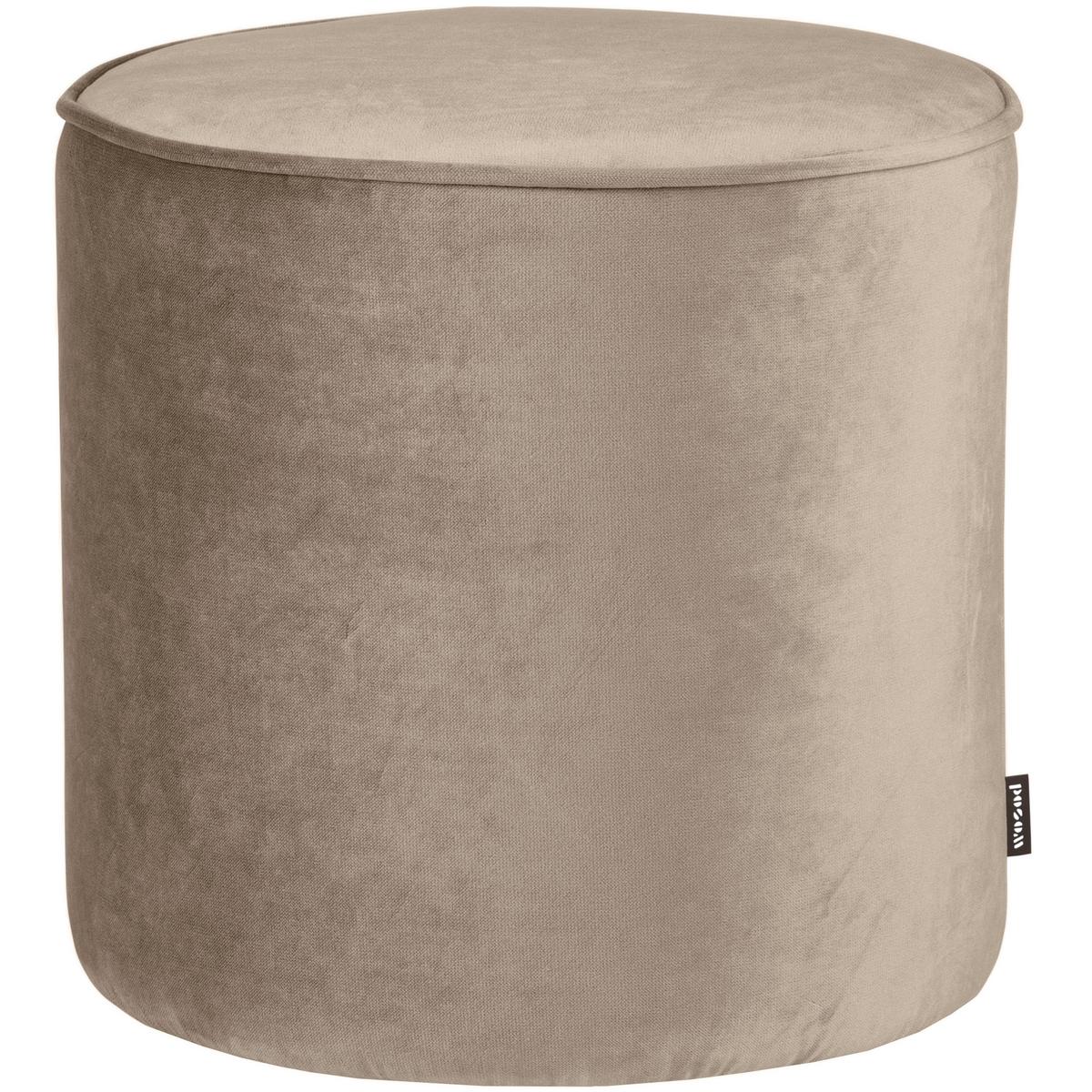 Hocker Sara Khaki B: 46cm - Khaki, Design, Textil (46/46/46cm) - Livetastic