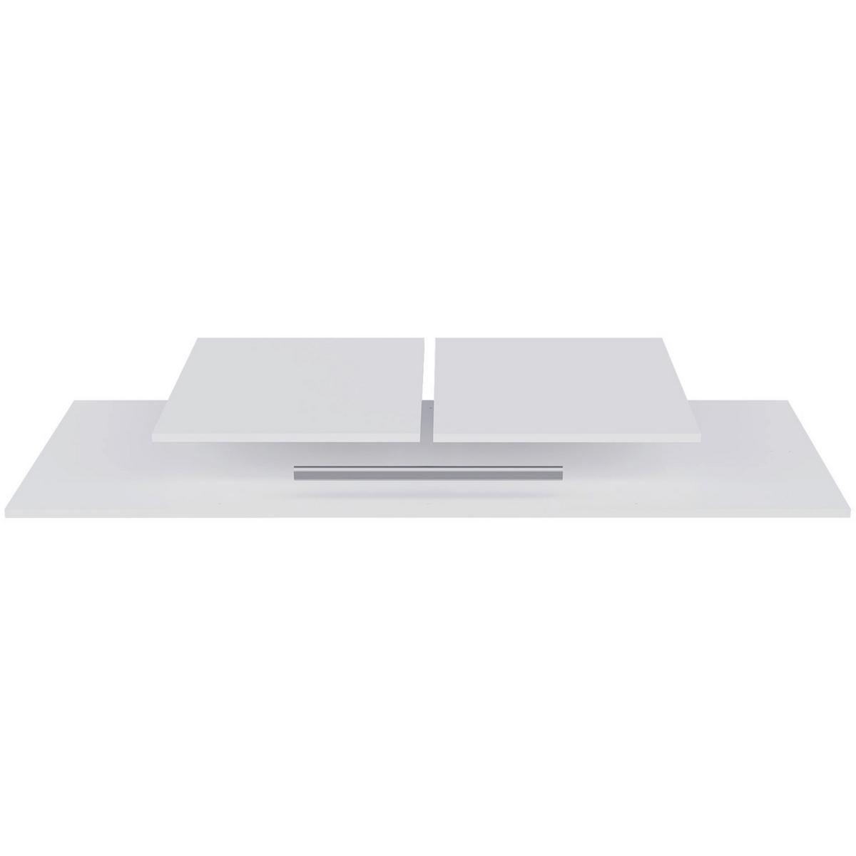 Inneneinteilung Connect, Weiß B: 55 Cm - Weiß, Design, Holzwerkstoff (55/121/3cm) - Livetastic