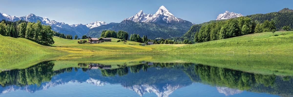 Obraz na plátne MARCUS - zelená, Basics, dřevo (150 cm/50 cm/3 cmcm) - Mömax