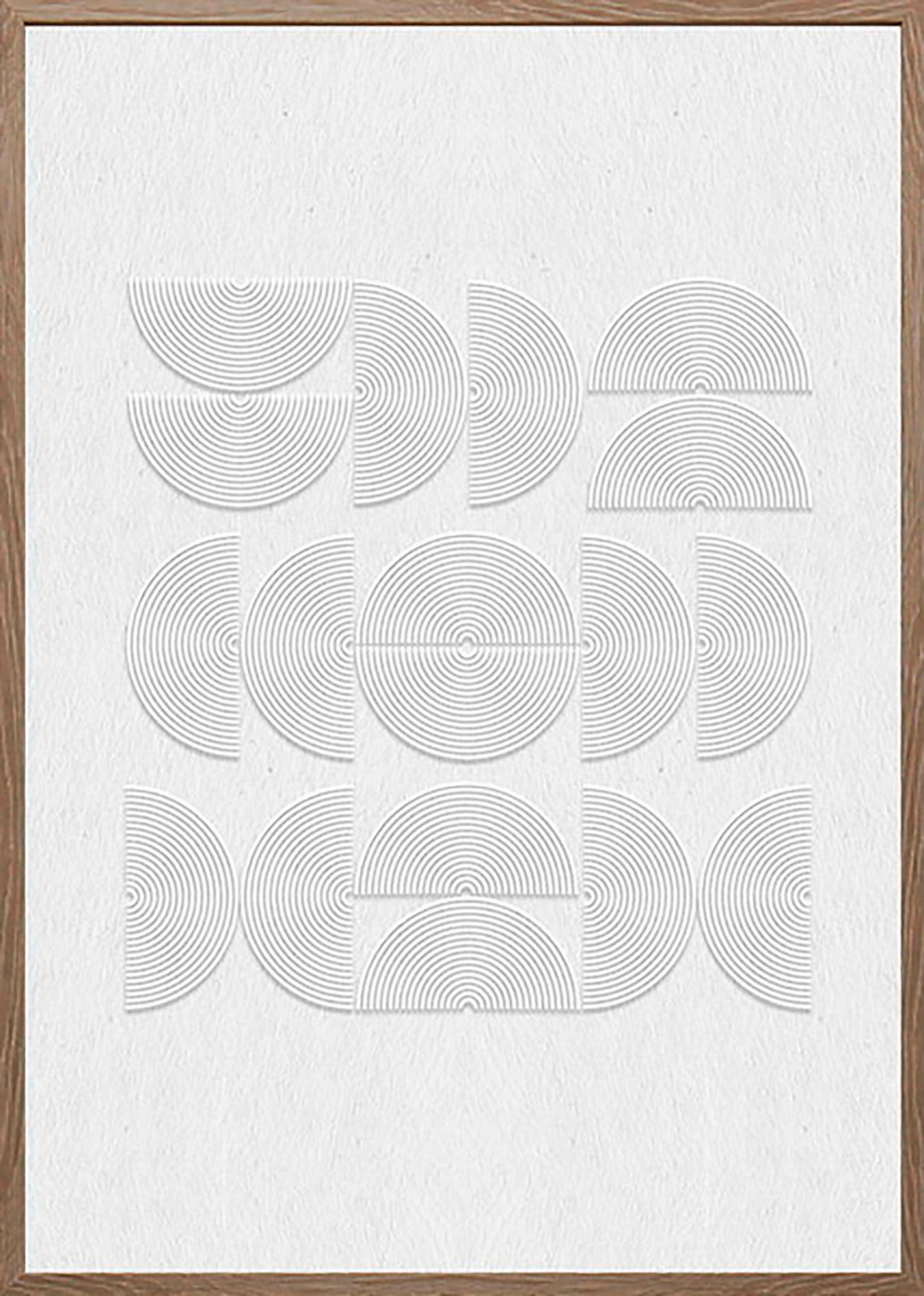 Obraz na plátně MIKE, 50x70x2,2cm - bílá/přírodní barvy, Moderní, kompozitní dřevo/plast (50/70/2,2cm) - Mömax