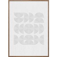 Obraz na plátně MIKE, 50x70x2,2cm - bílá/přírodní barvy, Moderní, kompozitní dřevo/plast (50/70/2,2cm) - Mömax