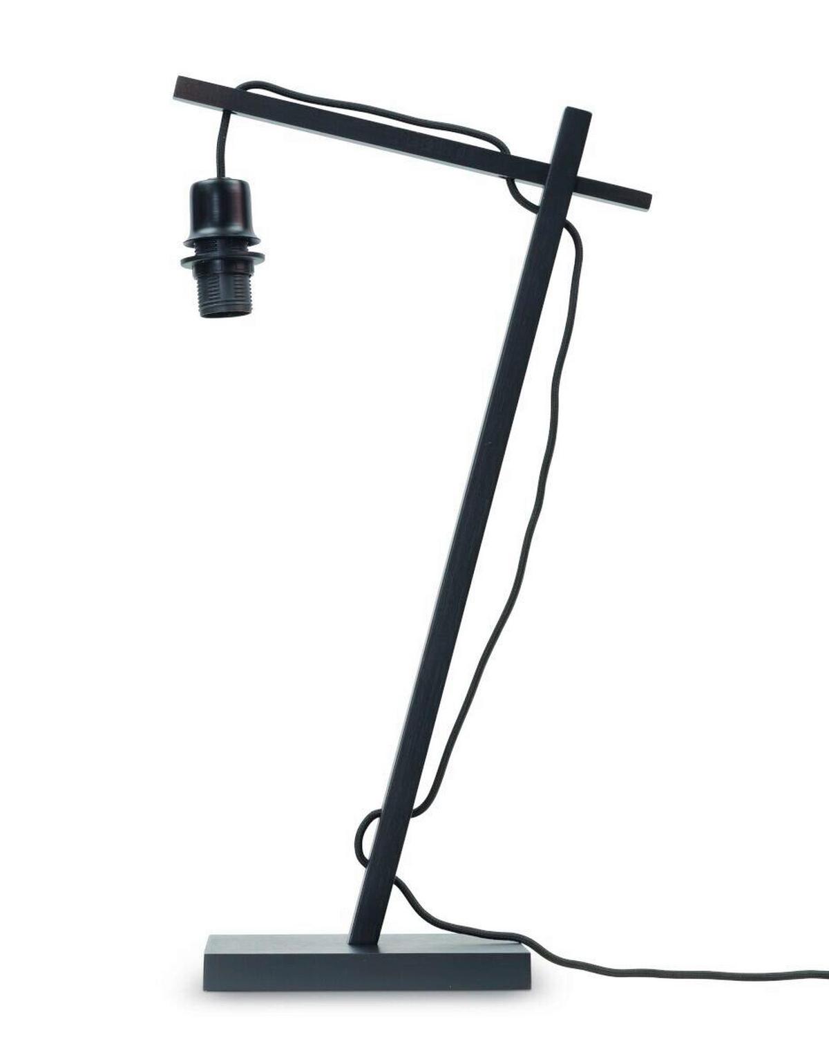 Tischleuchte Java Schwarz B: 18 cm - Trend (18/30/46cm) - Good & Mojo